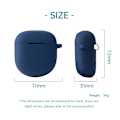 Miniatyrbillede 3 af 6: BOSE QuietComfort Earbuds II silikoneetui med spænde - Rød Red