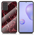 Pikkukuva 1 / 2: Fantasy Marble Samsung Galaxy Note 20 kuoret - Punainen Red