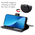 Pikkukuva 4 / 6: 10-slot Lompakko Suojakotelo For Xiaomi 12 Lite - Musta Black