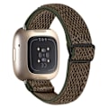 Miniatyrbild 1 av 2: Fitbit Sense / Versa 3 elastiskt klockarmband med justerbart spänne - Brun Brun