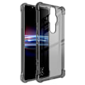 Miniatyrbillede 1 af 2: IMAK Airbag-cover til Sony Xperia Pro-I - Gennemsigtig Sort Transparent