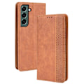 Pikkukuva 1 / 2: Bofink Vintage Samsung Galaxy S22 Plus Nahkakotelo - Ruskea Brown