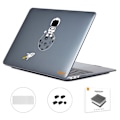 Pikkukuva 1 / 2: HAT PRINCE MacBook Air 13 Retina (A2179, 2020) / M1 (A2337, 2020) astronauttityyli ja näppäimistön suojus - Kartoitettu Kuussa White