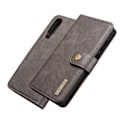 Pikkukuva 1 / 2: DG.MING Huawei P30 2-in-1 haljasnahkainen suojakotelo - Harmaa Silver grey