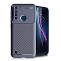Miniatyrbillede 1 af 2: Carbon Shield Motorola One Fusion Etui - Blå Blue