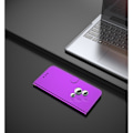 Pikkukuva 2 / 2: Mirror Samsung Galaxy A02s flip case - Violetti Purple
