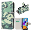 Miniatyrbillede 1 af 2: Wonderland Samsung Galaxy A21s Etui - Camouflagemønster Green