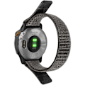 Miniatyrbild 1 av 2: Garmin Fenix 6X klockarmband med nylonögla - Grå Silvergrå
