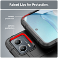 Miniatyrbillede 4 af 6: Rugged Shield Etui Motorola Moto G (2023) - Sort Black
