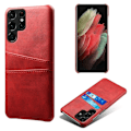 Pikkukuva 1 / 2: Dual Card Suojakotelo Samsung Galaxy S22 Ultra - Punainen Red