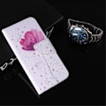 Miniatyrbillede 2 af 2: iPhone Xs Max mønstret læder flip cover - Pretty Flower Multicolor