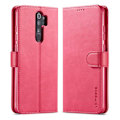 Miniatyrbillede 1 af 2: LC.IMEEKE Xiaomi Redmi 9 Flip Case - Rød Red