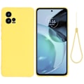 Miniatyrbillede 1 af 2: Matte Liquid silikone cover til Motorola Moto G72 - Gul Yellow