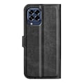 Pikkukuva 2 / 2: Samsung Galaxy M53 5G nahkainen lompakokkotelo - Musta Black