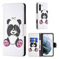 Miniatyrbillede 1 af 2: Wonderland Samsung Galaxy S21 FE Flip etui - Panda White