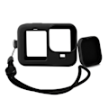 Miniatyrbild 1 av 2: GoPro Hero 9 silikon fodral with lens cap - svart Svart