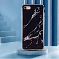Pikkukuva 2 / 2: Marble iPhone Se (2022) / Se 2020 / 8 / 7 Suojakotelo - Musta Black