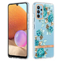 Pikkukuva 1 / 2: Erittäin ohut ja kestävä pehmeäkantinen Samsung Galaxy A32 - Sininen Ruusu Blue