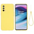 Matte Liquid OnePlus Nord CE 5G silikone cover - Gul Yellow