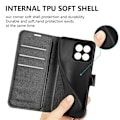 Miniatyrbillede 4 af 6: Klassisk Honor X8a Flip Etui - Sort Black