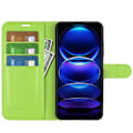 Miniatyrbillede 6 af 6: Klassisk Xiaomi Redmi Note 12 Pro Flip Etui - Grøn Green