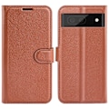 Miniatyrbillede 1 af 2: Klassisk Google Pixel 7 flip etui - Brun Brown