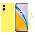 Miniatyrbillede 1 af 2: Matte Liquid OnePlus Nord 2 5G silikone cover - Gul Yellow