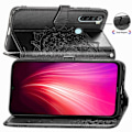 Pikkukuva 2 / 2: Mandala Xiaomi Redmi Note 8T Flip kotelot - Musta Black