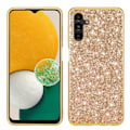 Miniatyrbillede 1 af 2: Glitter Samsung Galaxy A14 Etui - Guld Gold
