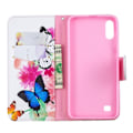 Miniatyrbillede 2 af 2: Wonderland Samsung Galaxy A10 etui - Livlige Sommerfugle Multicolor