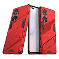 Pikkukuva 6 / 6: Shockproof Hybrid Suojakuori With A Modern Touch For Huawei Nova 9 Pro / Honor 50 Pro - Punainen Red