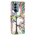 Pikkukuva 2 / 2: Wonderland OnePlus Nord N200 5G flip kuoret - Elämän Puu Multicolor