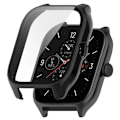 Miniatyrbillede 1 af 6: Amazfit GTS 4 cover med skærmbeskyttelse af hærdet glas - Sort Black