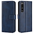 Pikkukuva 1 / 2: Sony Xperia 1 IV nahkainen lompakokkotelo - Sininen Blue