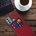 Pikkukuva 2 / 2: Bofink Motorola Moto G60 Card Suojakuori - Punainen Red