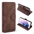 Pikkukuva 1 / 2: DG.MING Samsung Galaxy S21 Plus Retro Case - Kahvi Brown