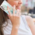 Pikkukuva 2 / 2: Marble Patterned Suojakuori With Ring Holder For Samsung Galaxy A52s 5G / A52 5g / A52 - Vihreä Marble Haze Green