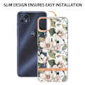 Pikkukuva 2 / 2: Erittäin ohut ja kestävä pehmeä kansi Motorola Moto G50 5G:lle - Vihreä Gardenia Green