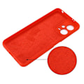 Pikkukuva 3 / 6: Matta nestesilikoninen kuori Xiaomi Poco X5 / Xiaomi Redmi Note 12 - Punainen Red