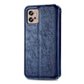 Pikkukuva 2 / 6: Nahkakotelo With A Stylish Rhombus Imprint For Motorola Moto G32 - Sininen Blue