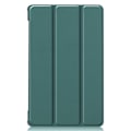 Pikkukuva 2 / 2: Kolminkertainen nahkainen jalusta kotelo Lenovo Tab M8 (3rd gen) - Mustanvihreä Green