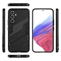 Miniatyrbillede 2 af 2: Stødsikker Hybrid Cover med A Moderne Touch til Samsung Galaxy A54 - Sort Black