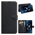 Pikkukuva 1 / 2: Classic Asus Zenfone 8 flip kuoret - Musta Black