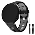 Miniatyrbillede 1 af 2: Garmin Forerunner 735XT / 220 / 230 / 235 / 620 / 630 silikone Urrem - Sort / Grå Black