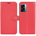 Pikkukuva 1 / 2: Classic Oppo A57 (2022) flip kuoret - Punainen Red