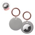 Pikkukuva 1 / 2: AirTags silikoni pyöreä muotoinen suojus - Harmaa Silver grey