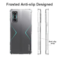 Miniatyrbillede 4 af 6: ENKAY klart faldsikkert etui til Xiaomi Poco F4 GT Transparent