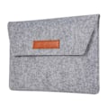 Miniatyrbild 1 av 2: Väska med filtfodral för MacBook Air 13 (2018-) - Grå Silvergrå