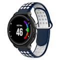 Miniatyrbild 2 av 2: Garmin Forerunner två-färgat silikonarmband - Blå / Vit multifärg