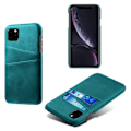 Miniatyrbillede 1 af 2: KSQ dobbelt kortspor vegansk læder belagt stødsikkert etui iPhone 11 Pro 5,8 tommer (2019) - Blå Blue